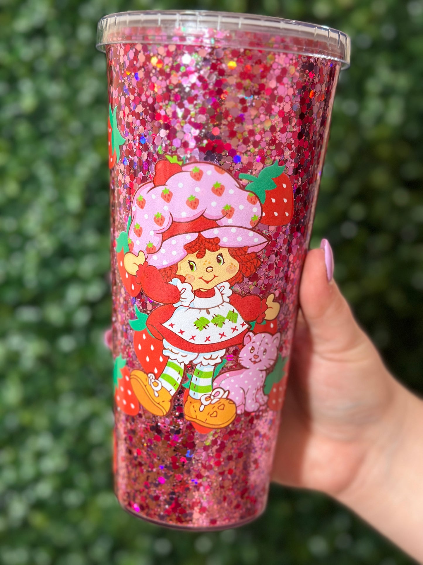 Strawberry Shortcake Snowglobe Tumbler
